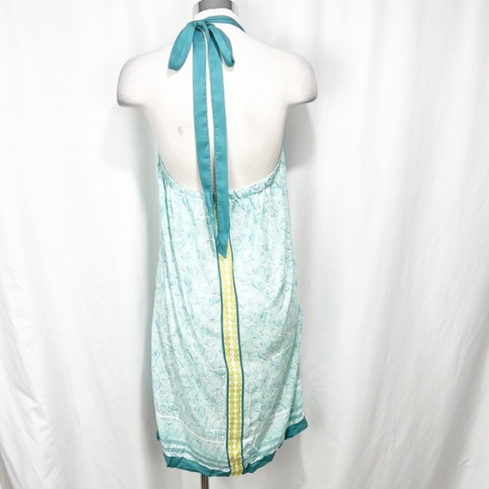 Tommy Bahama Etched Dots Halter Dress Seafoam Green size small - Picture 5 of 8